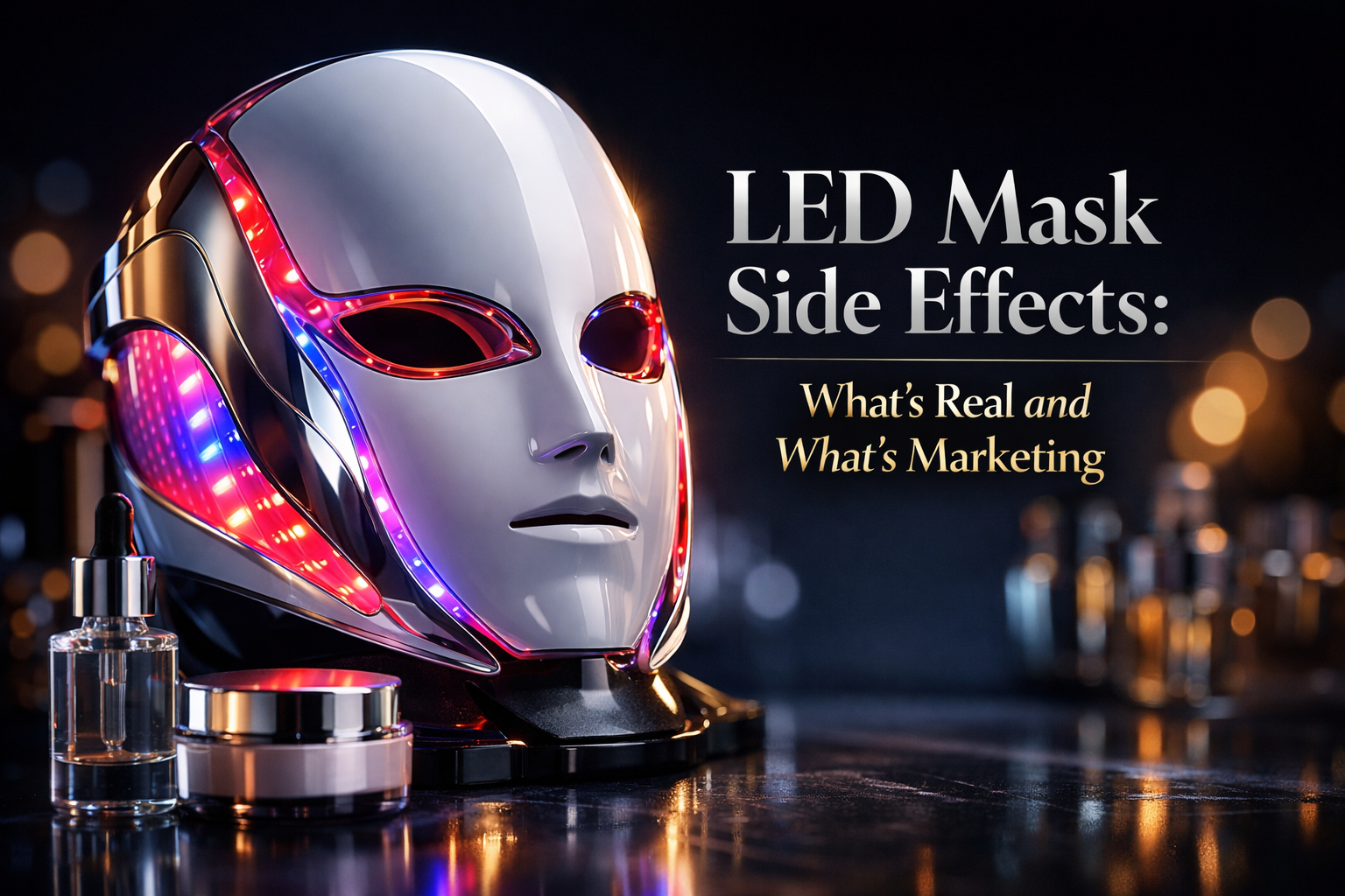 Featured image: Best LED mask side effects guide for at-home beauty technology — curated by Device Luxe