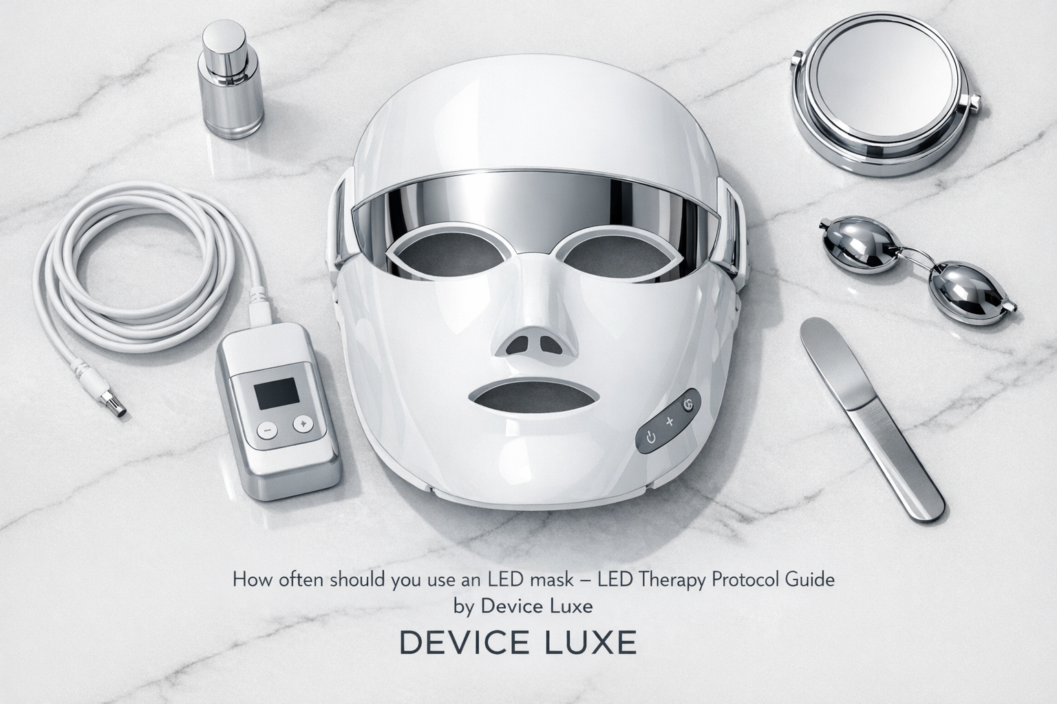 How often should you use an LED mask — LED therapy frequency guide by Device Luxe